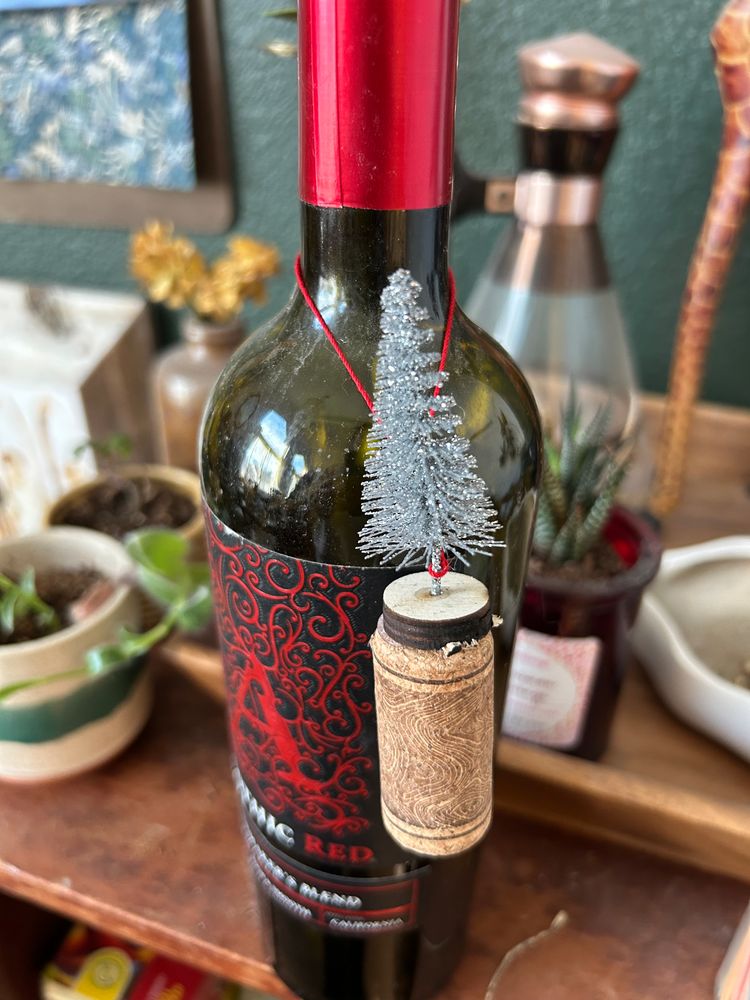 Wine bottle charms/ornaments 