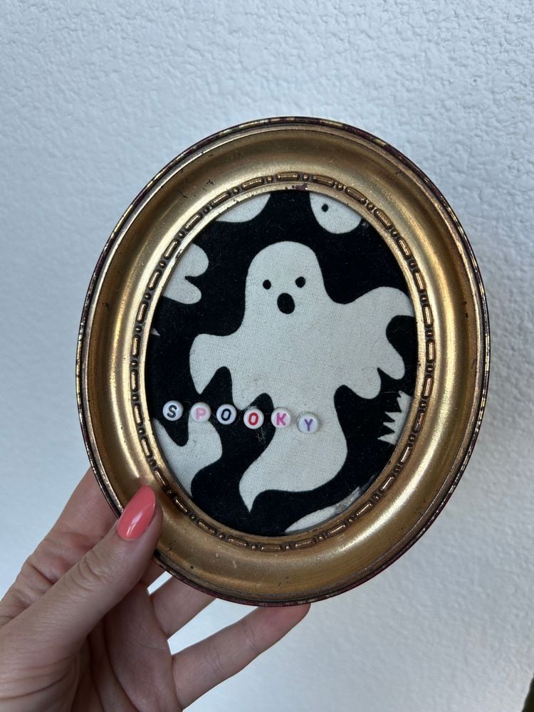 Spooky season ghost decor