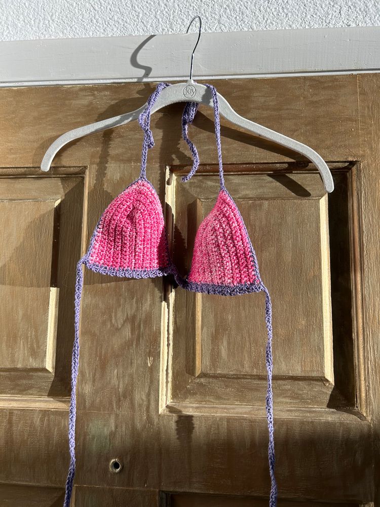 Crochet bikini bralette 